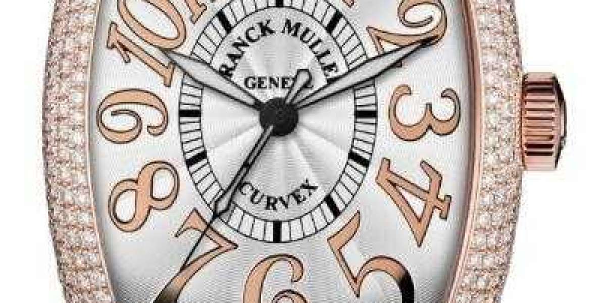 Franck Muller CINTREE CURVEX CASABLANCA ROSE GOLD CHRONO 8883 C CC DT (5N) BLC BRU Replica watch