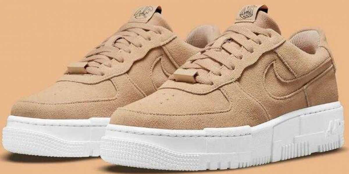 Nike Air Force 1 Pixel Coming With Autumn-Appropriate In Tan Suedes