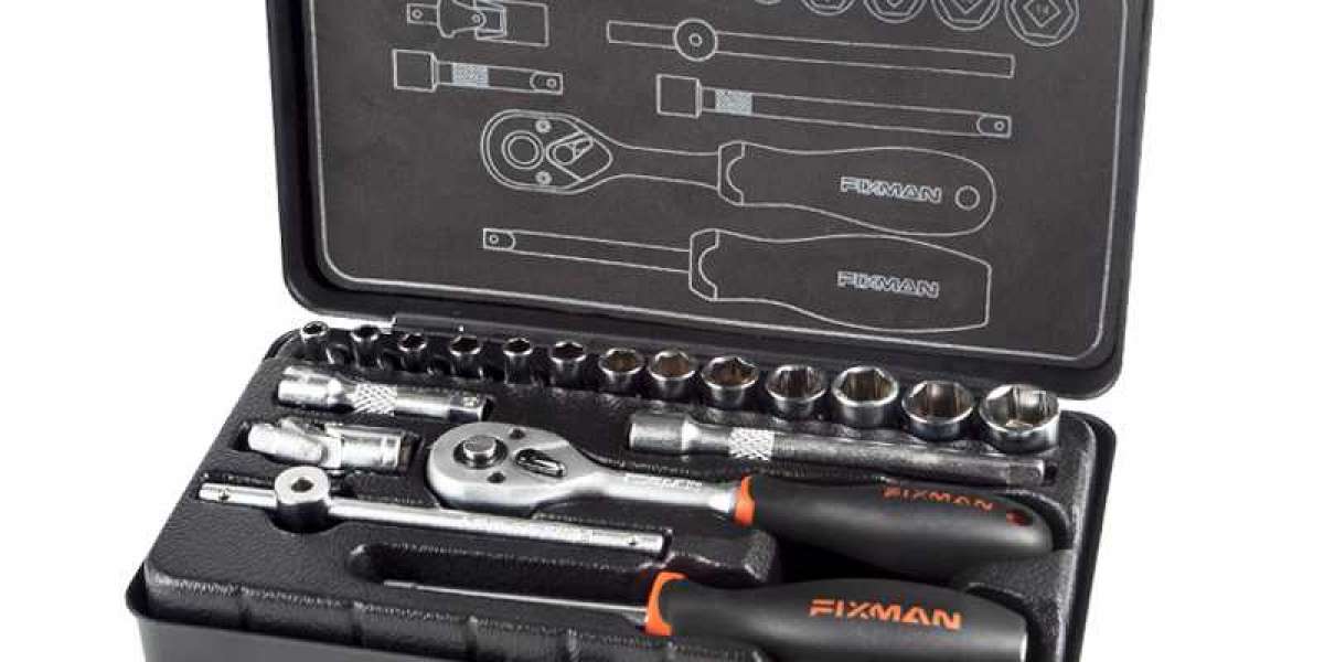 Mechanic Tool Set Ergonomic Design MT19 19PCS 1/4'' FIXMAN