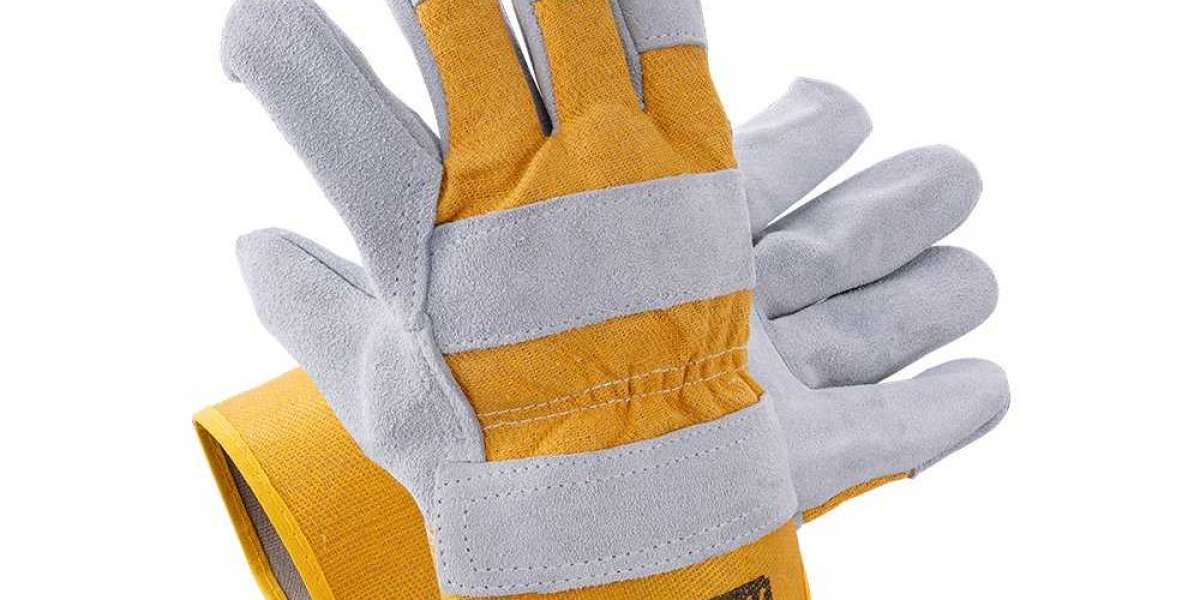 LEATHER AND CANVAS GLOVES GDS10U