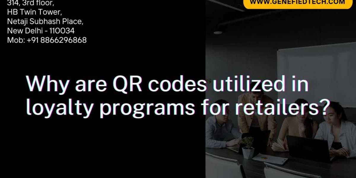 Why are QR codes utilized in loyalty programs for retailers?