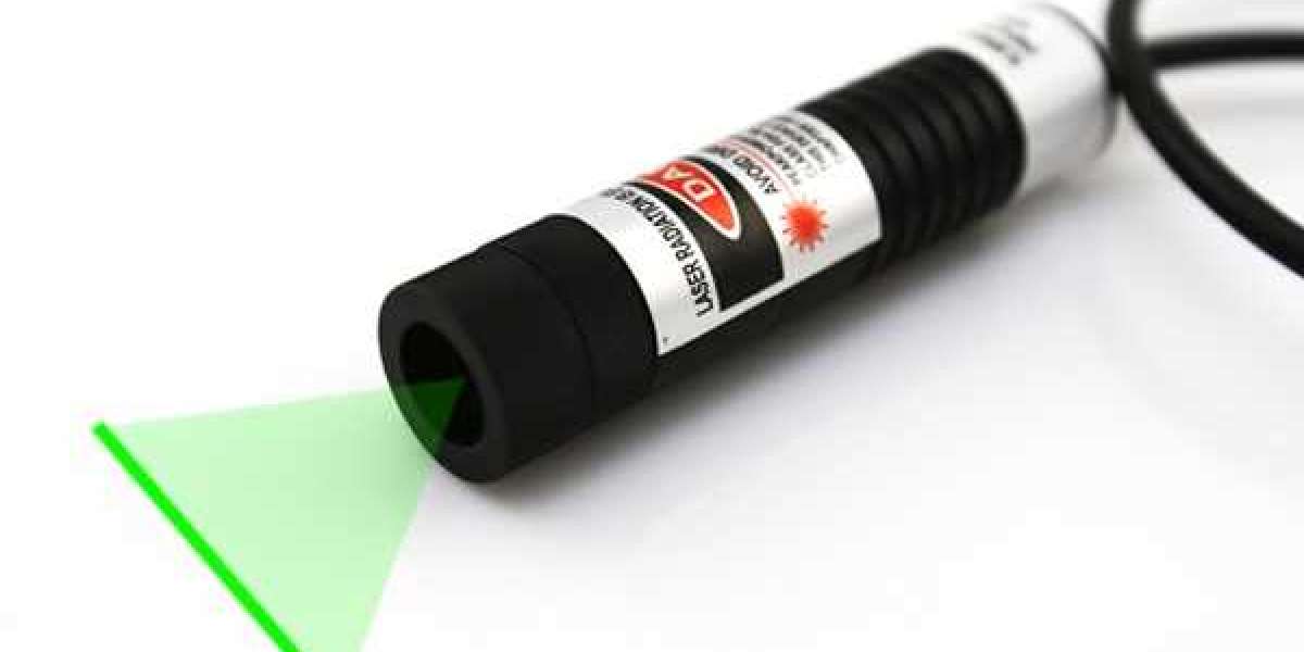 How to operate non gaussian beam 532nm green line laser module precisely?