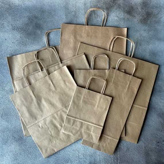 Twisted Handle Paper Bags Wholesale in UK